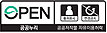 OPEN(공공누리). 공공저작물 자유이용허락. 출처표시-변경금지
