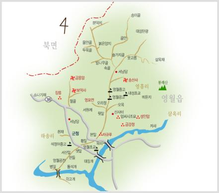 영월군 하송리 지명유래 썸네일