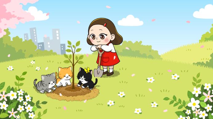 4월 큰애기 배경화면(달력없음) 썸네일