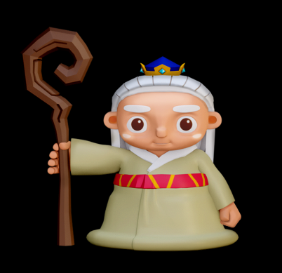 신비로운 산삼골의 마법여행이야기 주요캐릭터(산신령) 썸네일