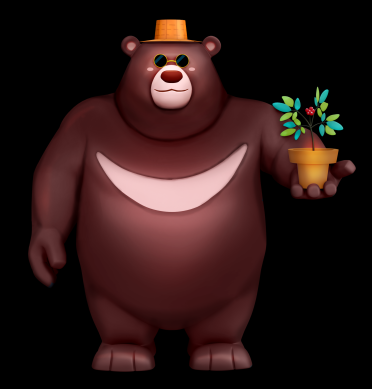 신비로운 산삼골의 마법여행이야기 주요캐릭터(달곰이) 썸네일