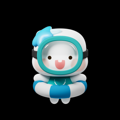 해로 캐릭터 포즈 13 (수영) 썸네일