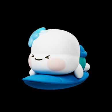 해로 캐릭터 포즈 14 (서핑) 썸네일