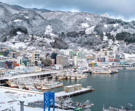 울릉도 저동 설경 썸네일