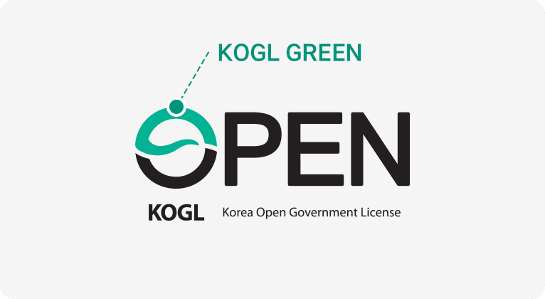 OPEN KOGL Korea Open Government License KOL REEN Color System 컬러시스템