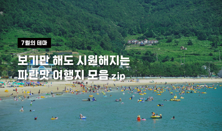청량한 여름, 눈으로 먼저 떠나는 파란맛 여행지! 초록과 파랑이 가득한 대한민국의 여름 풍경을 지금 공공누리가 소개합니다!